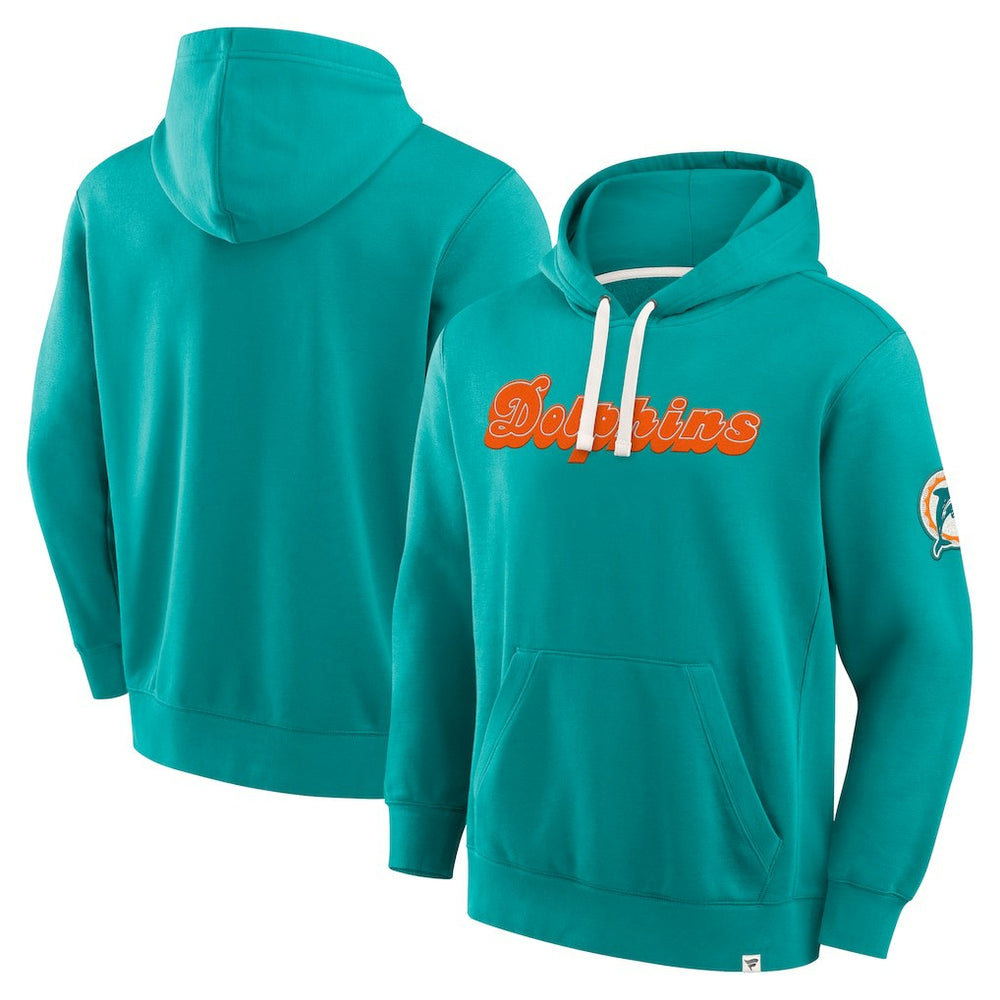 Miami Dolphins New Horizons Heritage Pullover Hoodie - Aqua - Fanatics