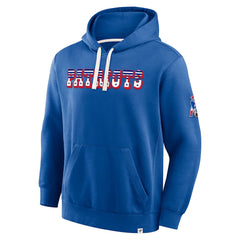 New England Patriots New Horizons Heritage Pullover Hoodie - Royal - Fanatics