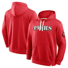 San Francisco 49ers New Horizons Heritage Pullover Hoodie - Scarlet - Fanatics