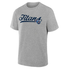 Tennessee Titans Fluid Motion Legacy T-Shirt - Heather Gray - Fanatics
