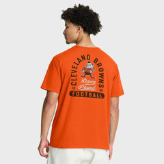 Cleveland Browns Fluid Motion Legacy T-Shirt - Orange - Fanatics