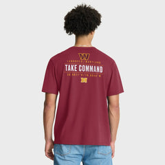 Washington Commanders Passing Pocket Legacy T-Shirt - Burgundy - Fanatics