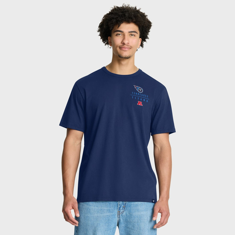 Tennessee Titans Passing Pocket Legacy T-Shirt - Navy - Fanatics