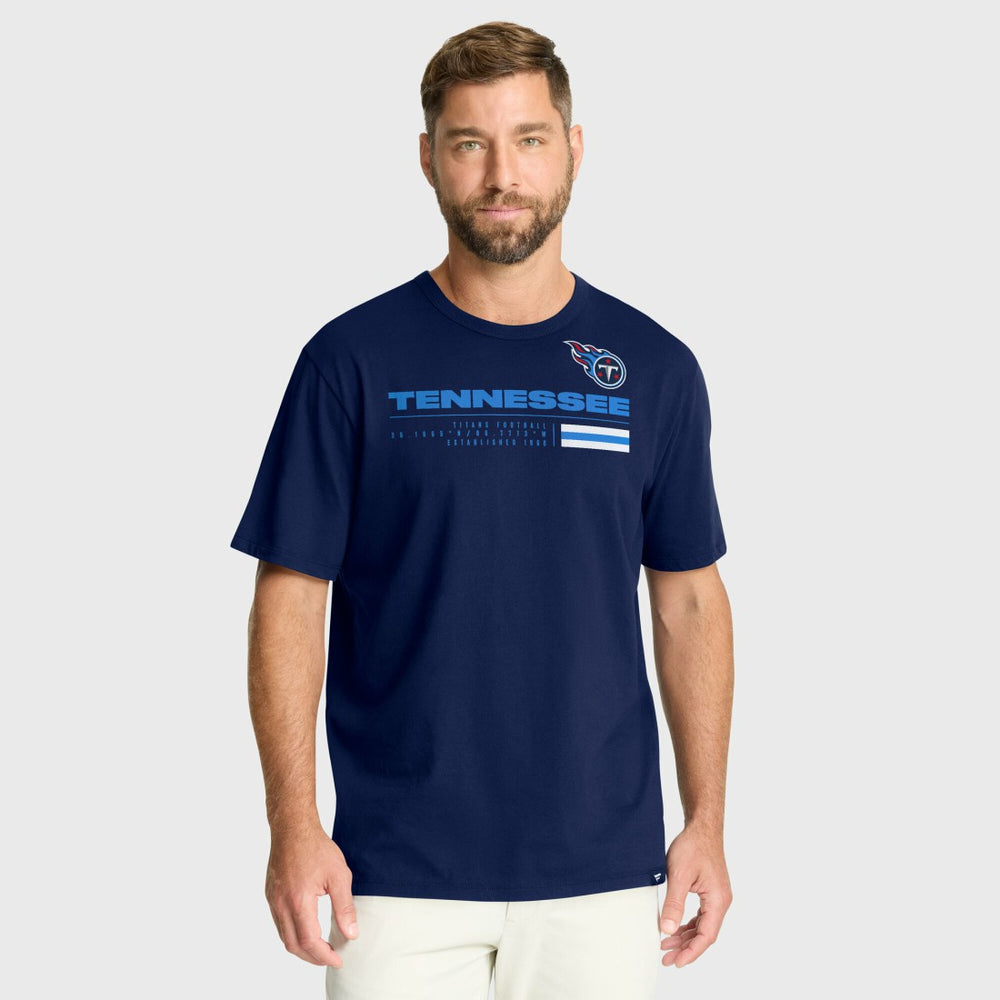 Tennessee Titans Chop Block Legacy T-Shirt - Navy - Fanatics