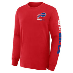 Buffalo Bills Clock Management Legacy Long Sleeve T-Shirt - Red - Fanatics