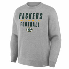 Green Bay Packers Powerful Throw Legacy Pullover Sweatshirt - Heather Gray - Fanatics