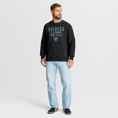 Las Vegas Raiders Powerful Throw Legacy Pullover Sweatshirt - Black - Fanatics