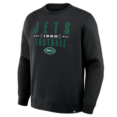 New York Jets Powerful Throw Legacy Pullover Sweatshirt - Black - Fanatics