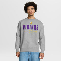 Minnesota Vikings Direct Handoff Legacy Pullover Sweatshirt - Heather Gray - Fanatics