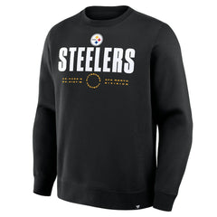 Pittsburgh Steelers Direct Handoff Legacy Pullover Sweatshirt - Black - Fanatics