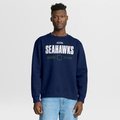 Seattle Seahawks Direct Handoff Legacy Pullover Sweatshirt - College Navy - Fanatics