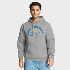 Los Angeles Chargers Delay of Game Legacy Pullover Hoodie - Heather Gray - Fanatics