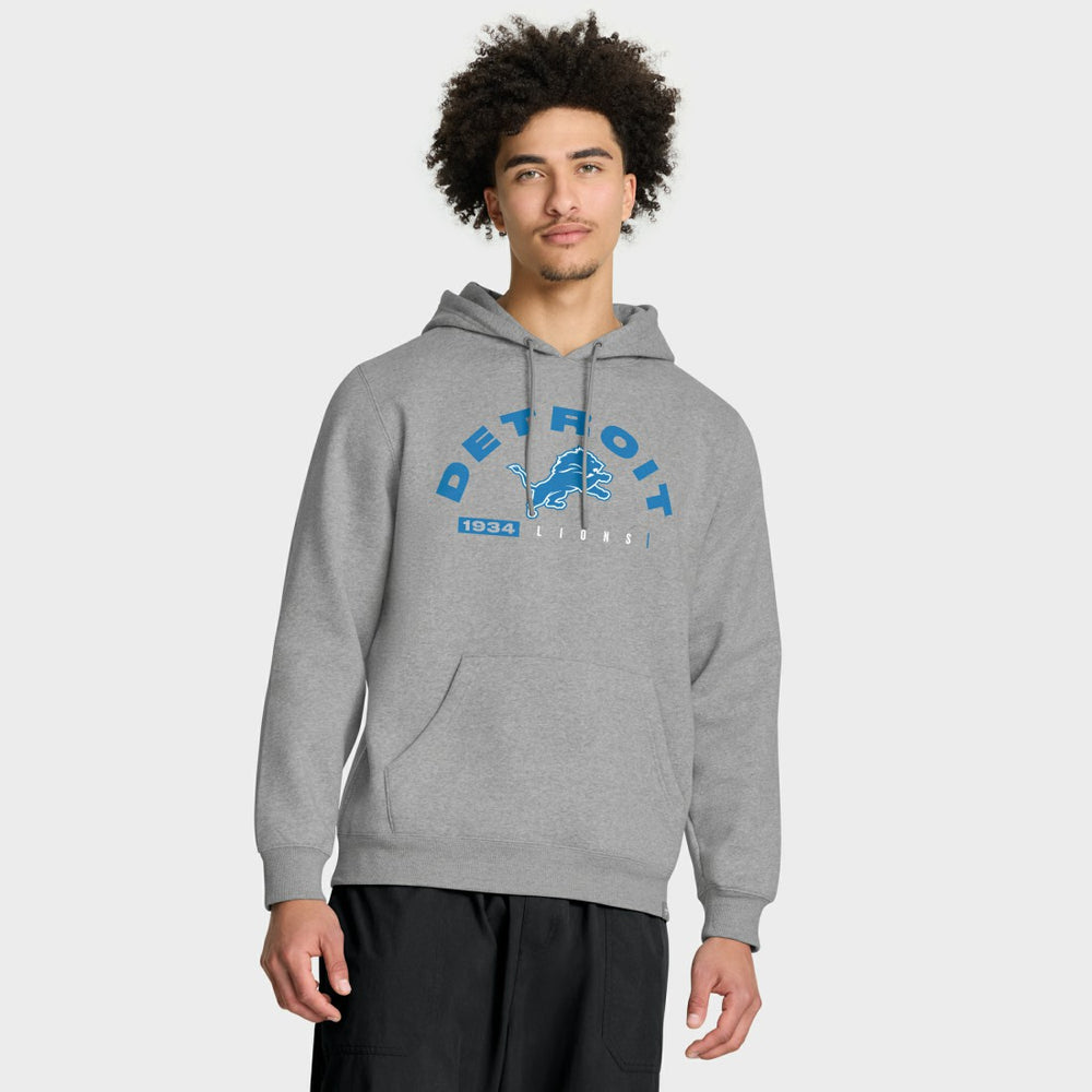 Detroit Lions Delay of Game Legacy Pullover Hoodie - Heather Gray - Fanatics