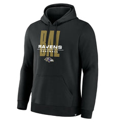 Baltimore Ravens Right Tackle Legacy Pullover Hoodie - Black - Fanatics