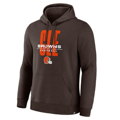 Cleveland Browns Right Tackle Legacy Pullover Hoodie - Brown - Fanatics