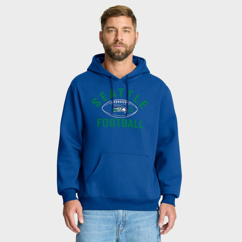Seattle Seahawks Fumblerooski Legacy Pullover Hoodie - Royal - Fanatics