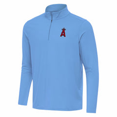 Los Angeles Angels Antigua Intent Quarter-Zip Top for sale
