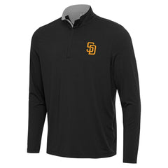 San Diego Padres Antigua Content Quarter-Zip Top Online