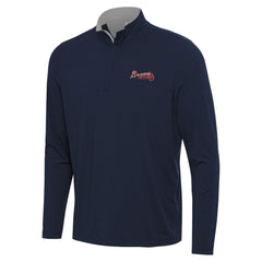 Atlanta Braves Antigua Content Quarter-Zip Top Sale