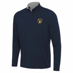 Milwaukee Brewers Antigua Content Quarter-Zip Top Near Me