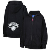 New York Knicks Terez Women's Oversized Allover Gemstone Full-Zip Hoodie Black