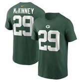 Xavier McKinney Green Bay Packers Name & Number T-Shirt - Green - Nike