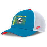 New York Yankees Nike Neon 90s Rise Structured Performance Adjustable Trucker Hat for sale