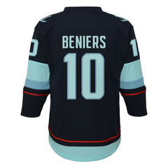 Matty Beniers Seattle Kraken Youth Alternate Replica Player Jersey - Navy | NHL on sale