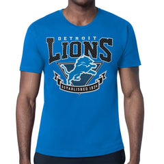 Detroit Lions Starter '80s Inspired Team Logo T-Shirt - Blue - NFL