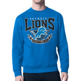 Detroit Lions Starter ‘80s Inspired Pullover Sweatshirt - Blue - NFL
