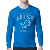 Detroit Lions Starter City Team Logo Long Sleeve T-Shirt - Blue - NFL