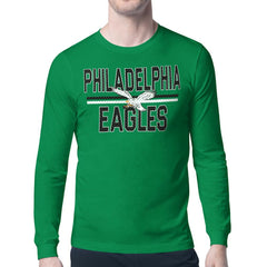 Philadelphia Eagles Starter Retro Team Logo Long Sleeve T-Shirt - Kelly Green - NFL
