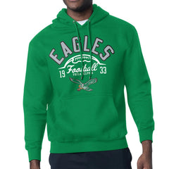Philadelphia Eagles Starter Half Ball Retro Logo Pullover Hoodie - Kelly Green - NFL