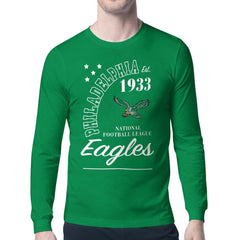 Philadelphia Eagles Starter Retro Team Logo Long Sleeve T-Shirt - Kelly Green - NFL