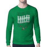Philadelphia Eagles Starter Retro Team Logo Long Sleeve T-Shirt - Kelly Green - NFL