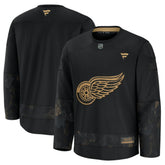 Detroit Red Wings Fanatics 2024 Military Appreciation Practice Jersey - Black | Fanatics Lifestyle