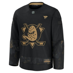 Anaheim Ducks Fanatics 2024 Military Appreciation Practice Jersey - Black | Fanatics sale