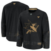 San Jose Sharks Fanatics 2024 Military Appreciation Practice Jersey - Black | Fanatics on sale