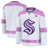 Seattle Kraken Fanatics 2024 Hockey Fights Cancer Practice Jersey - White | Fanatics online