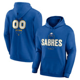 Buffalo Sabres Personalized Name & Number Midfielder Pullover Hoodie - Royal | NHL online