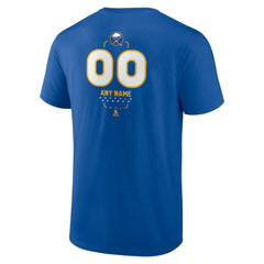 Buffalo Sabres Personalized Name & Number Midfielder T-Shirt - Royal | NHL Clearance