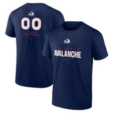 Colorado Avalanche Personalized Name & Number Midfielder T-Shirt - Navy | NHL online