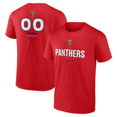 Florida Panthers Personalized Name & Number Midfielder T-Shirt - Red | NHL near me