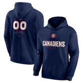 Montreal Canadiens Personalized Name & Number Midfielder Pullover Hoodie - Navy | NHL on sale