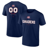 Montreal Canadiens Personalized Name & Number Midfielder T-Shirt - Navy | NHL on sale