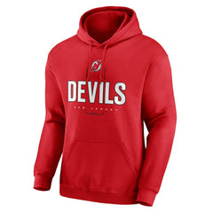 New Jersey Devils Personalized Name & Number Midfielder Pullover Hoodie - Red | NHL discount