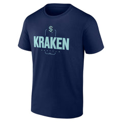 Seattle Kraken Personalized Name & Number Midfielder T-Shirt - Deep Sea Blue | NHL near me