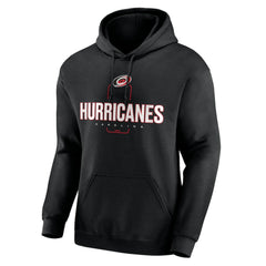 Carolina Hurricanes Personalized Name & Number Midfielder Pullover Hoodie - Black | NHL Lifestyle