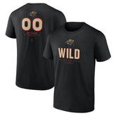 Minnesota Wild Personalized Name & Number Midfielder T-Shirt - Black | NHL discount