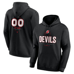 New Jersey Devils Personalized Name & Number Midfielder Pullover Hoodie - Black | NHL on sale